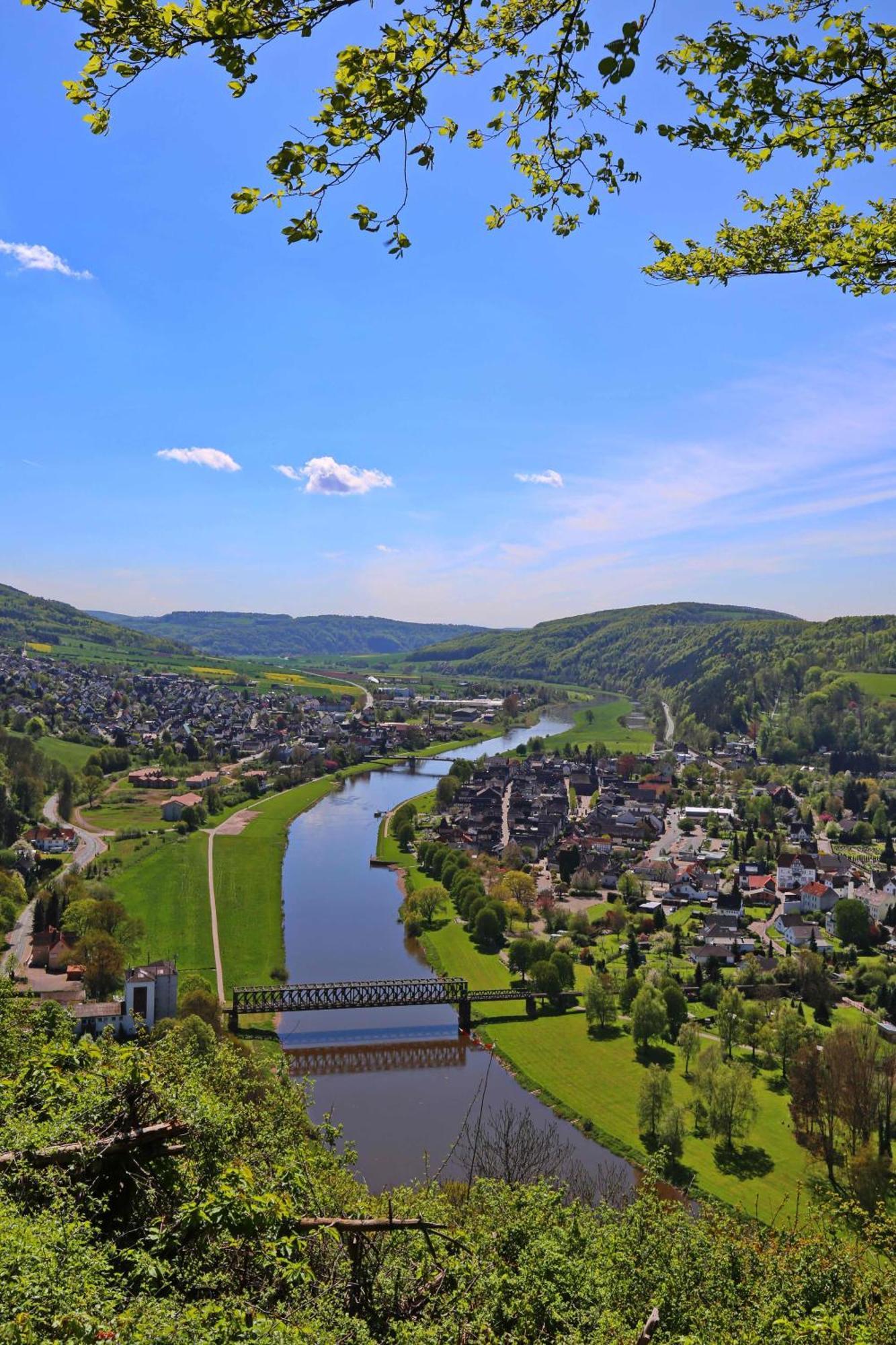 Ferienwohnungen Am Weserstrand Bodenwerder Dış mekan fotoğraf